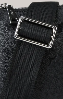 Schultertasche Decoro Stampa Jasmina in Schwarz