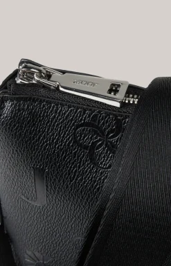 Schultertasche Decoro Stampa Jasmina in Schwarz