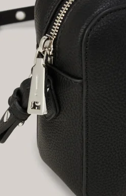 Schultertasche Lettera Cloe in Schwarz