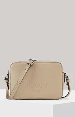 Schultertasche Lettera Cloe in Greige