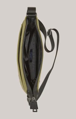 Schultertasche Marcena Milian in Grün/Schwarz