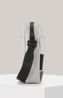 Schultertasche Marcena Rafel in Hellgrau