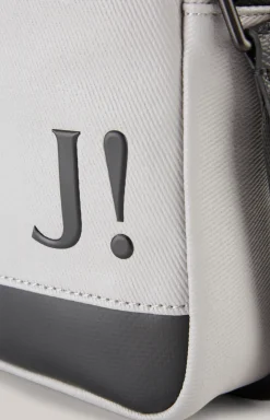 Schultertasche Marcena Rafel in Hellgrau