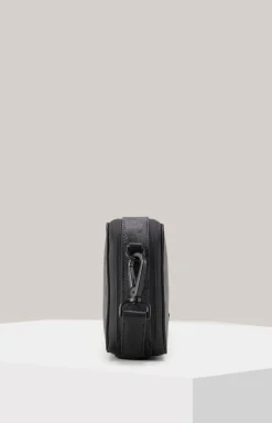 Schultertasche Mazzolino Paolo in Grau gemustert