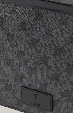 Schultertasche Mazzolino Paolo in Grau gemustert