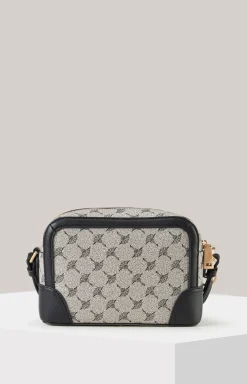 Schultertasche Mazzolino Edition Cloe in Schwarz/Offwhite