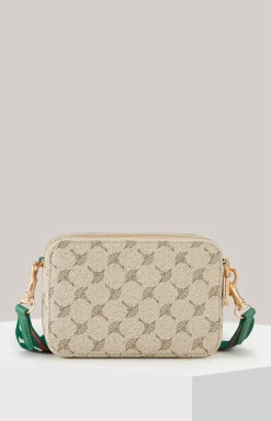 Schultertasche Mazzolino Diletta Susan in Beige/Grün