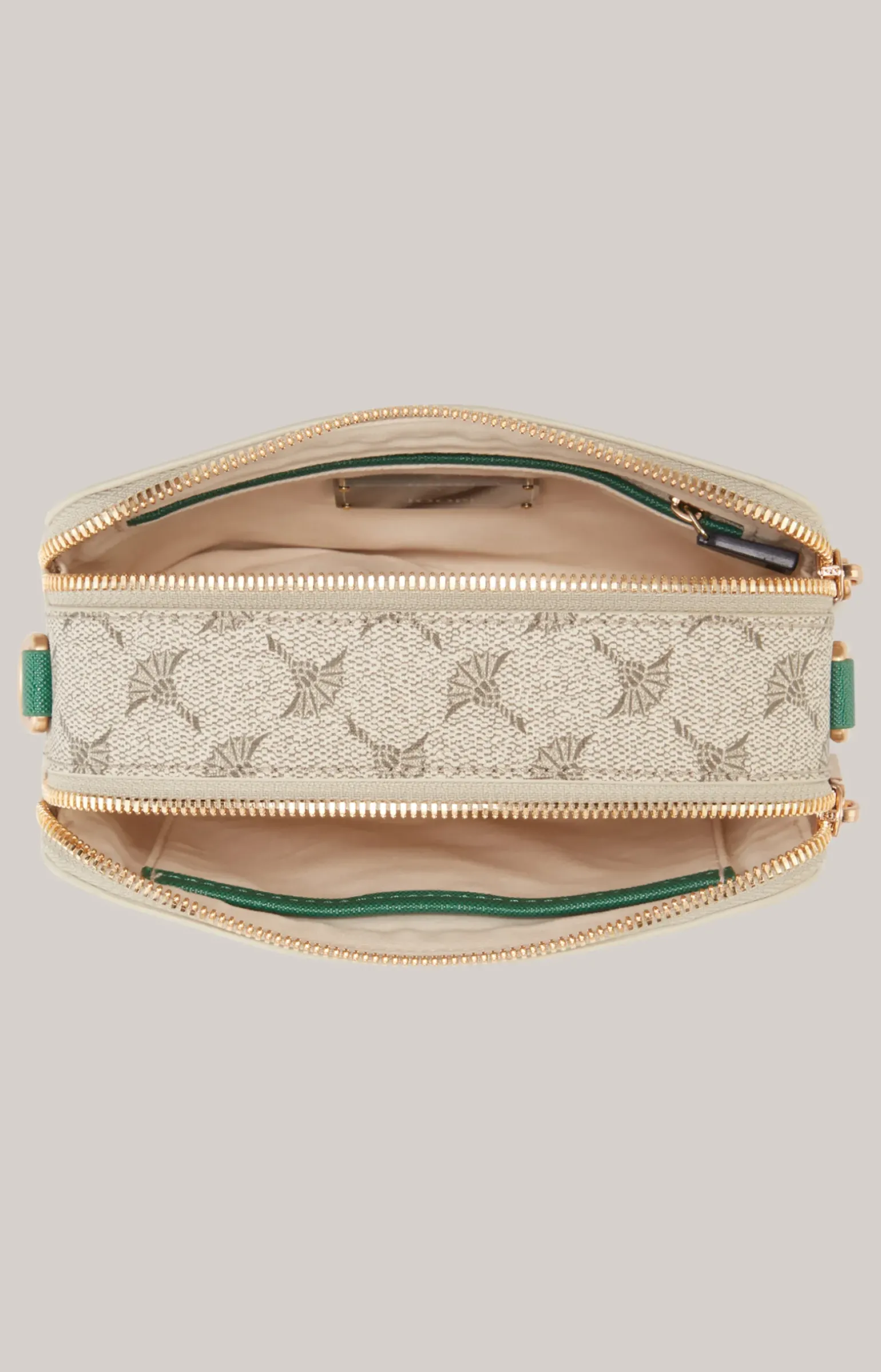 Schultertasche Mazzolino Diletta Susan in Beige/Grün