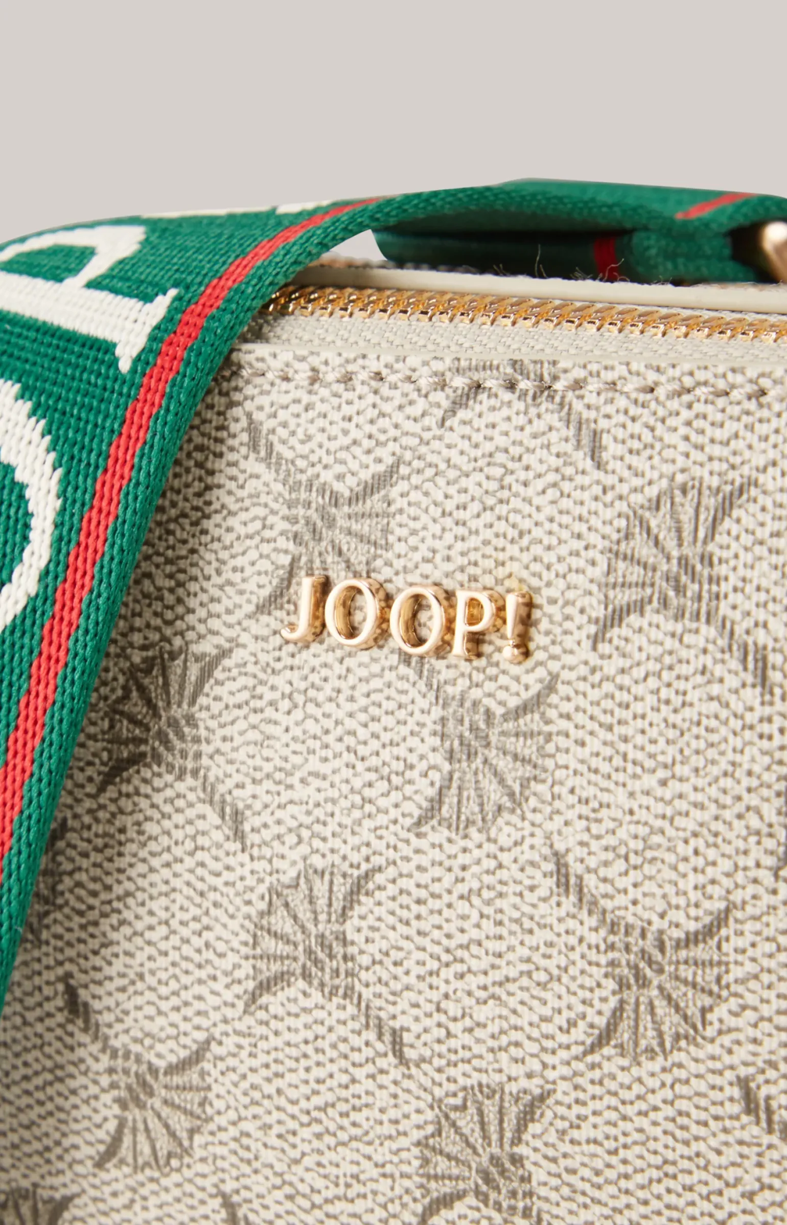 Schultertasche Mazzolino Diletta Susan in Beige/Grün