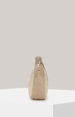 Schultertasche Ordine Coco in Beige
