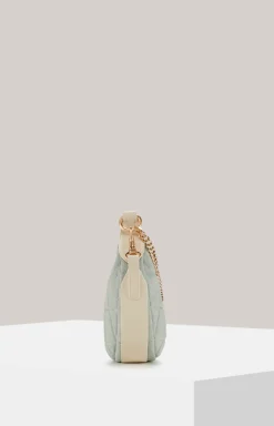 Schultertasche Ordine Denim Coco in Light Blue