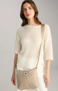 Schultertasche Paglia Letizia in Hellbraun