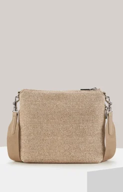 Schultertasche Paglia Letizia in Hellbraun