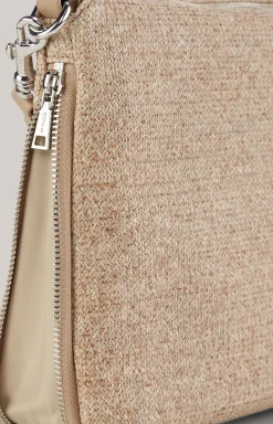 Schultertasche Paglia Letizia in Hellbraun