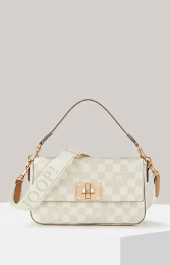 Schultertasche Piazza Diletta Nil in Greige