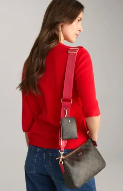 Schultertasche Piazza Edition Jasmina in Braun/Schwarz