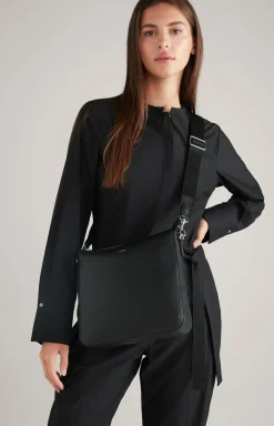 Schultertasche Sofisticato Jasmina in Schwarz