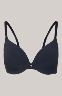 Seamless Schalen-BH in Dunkelblau
