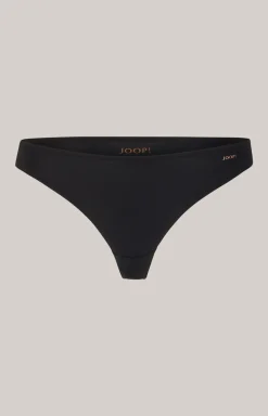 Seamless String in Schwarz