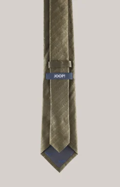 Seidenkrawatte in Dunkelgrün