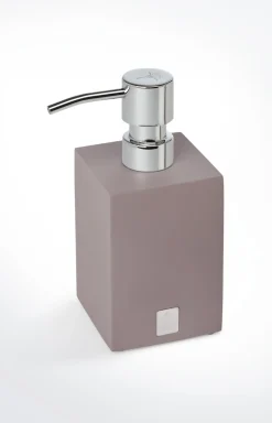 Seifenspender Bathline, Grau-Rosé