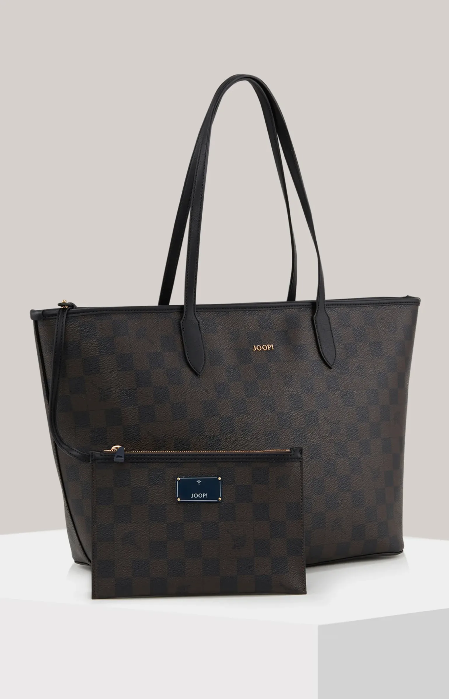 Shopper Cortina Piazza Lara in Braun