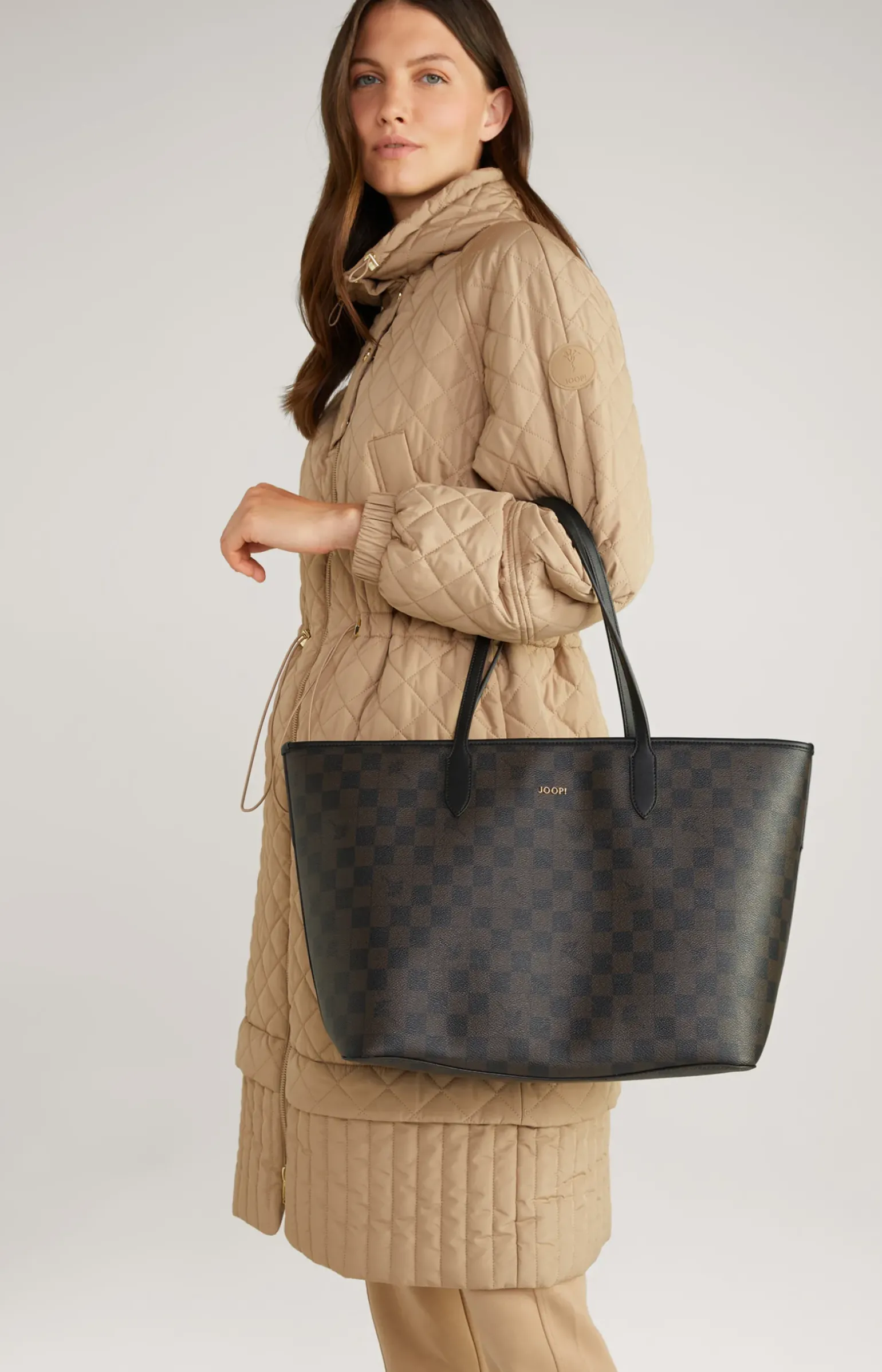 Shopper Cortina Piazza Lara in Braun