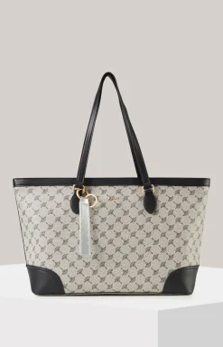 Shopper Mazzolino Edition Mariella in Schwarz/Offwhite