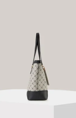 Shopper Mazzolino Edition Mariella in Schwarz/Offwhite