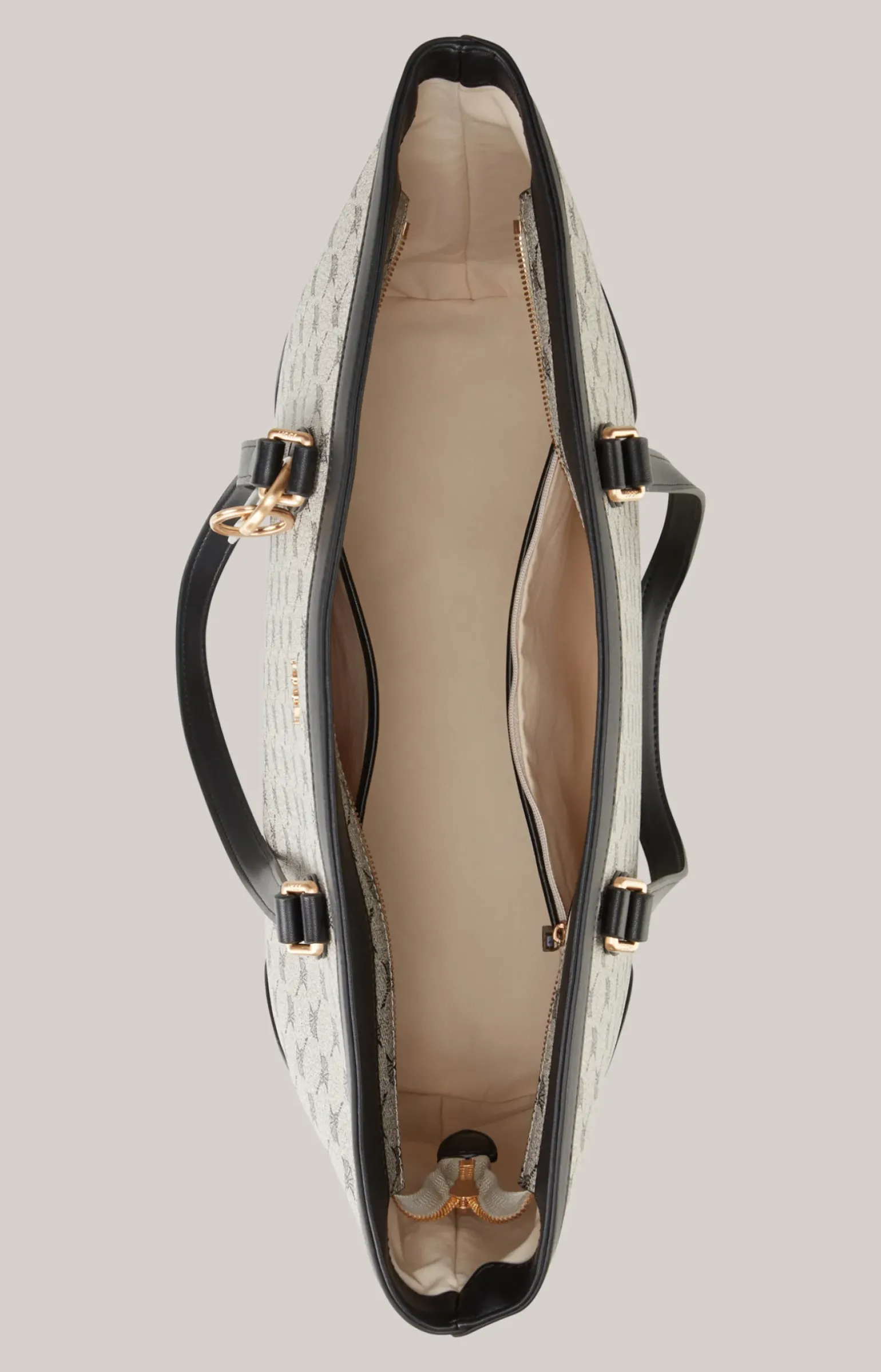 Shopper Mazzolino Edition Mariella in Schwarz/Offwhite