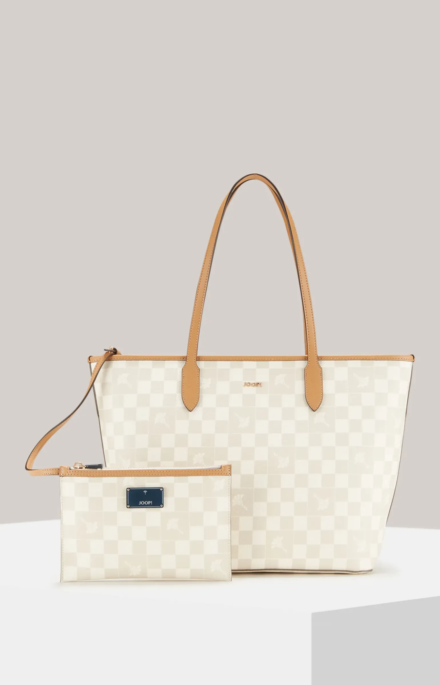 Shopper Piazza Diletta Lara in Greige