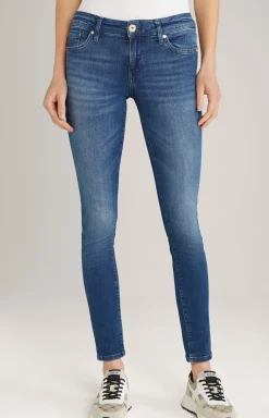 Skinny-Jeans Sue in Dark Blue Washed