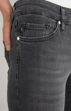 Skinny-Jeans Sue in Medium Grey Washed