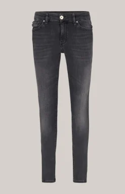 Skinny-Jeans Sue in Medium Grey Washed