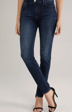 Slim-Jeans Sol in Dark Blue Washed