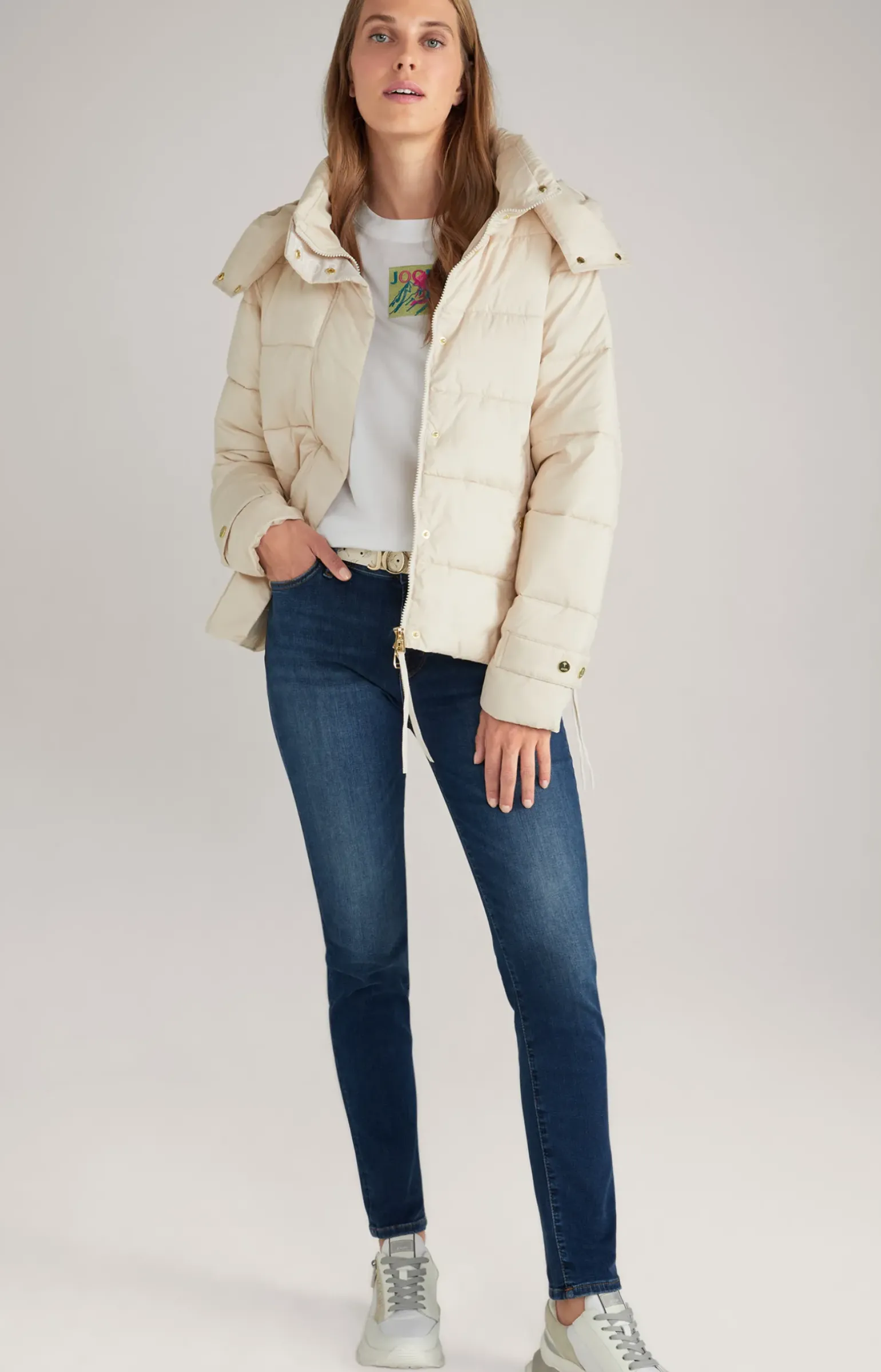 Slim-Jeans Sol in Dark Blue Washed