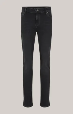 Slim-Jeans Sol in Dark Grey Washed