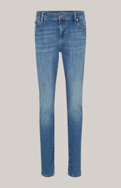 Slim-Jeans Sol in Medium Blue Washed