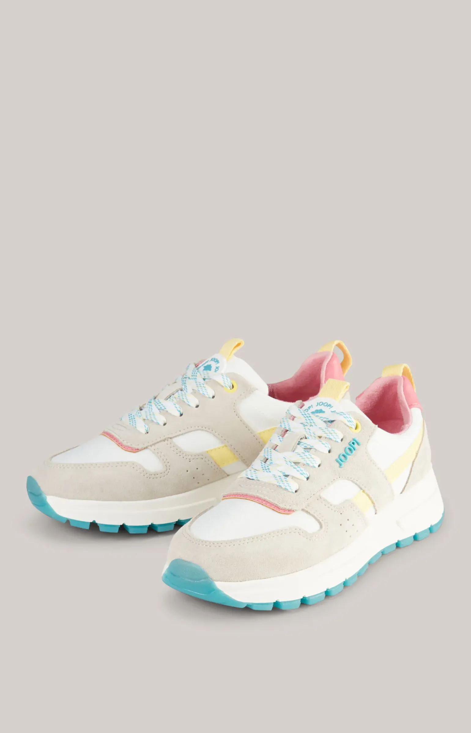 Sneaker Retron Hanna in Beige/Light Pink