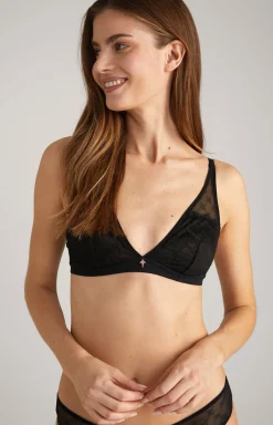 Soft-BH aus Spitze in Schwarz