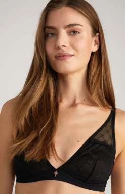 Soft-BH aus Spitze in Schwarz