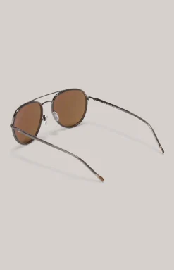 Sonnenbrille in Beige