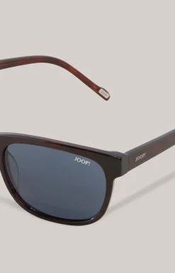 Sonnenbrille in Braun/Grau