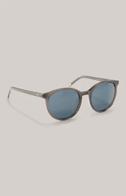 Sonnenbrille in Grau/Blau