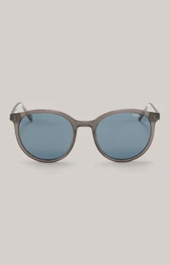 Sonnenbrille in Grau/Blau