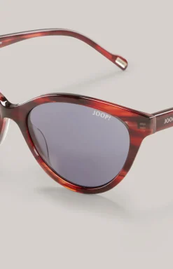 Sonnenbrille in Rot/Blau