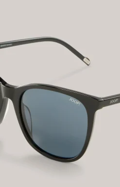 Sonnenbrille in Schwarz/Blau