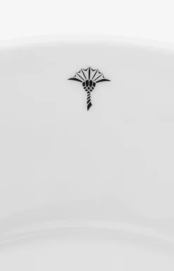 Speiseteller Singel Cornflower 2er Set in Weiß