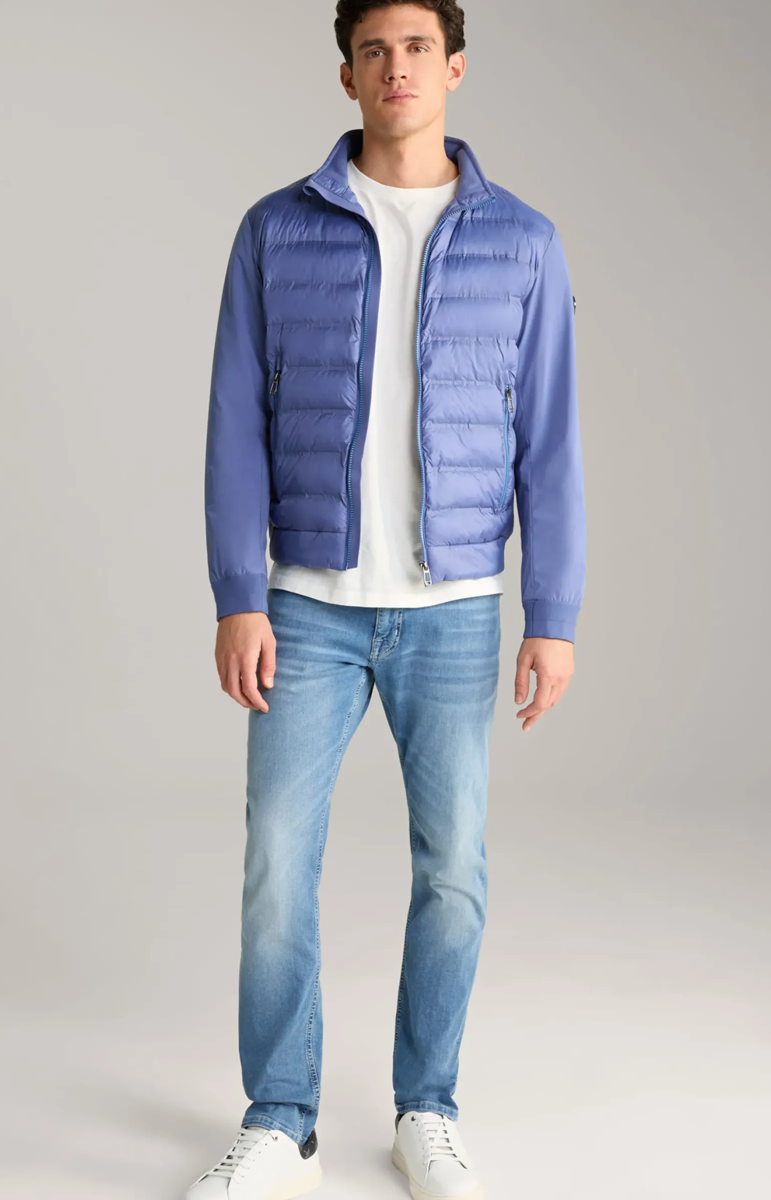 Steppjacke Boros in Hellblau