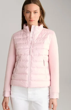Steppjacke in Rosé